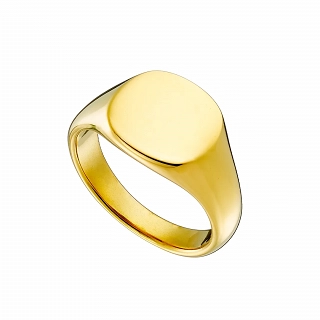 Oxzen ανδρικό δαχτυλίδι από ανοξείδωτο ατσάλι τετράγωνο