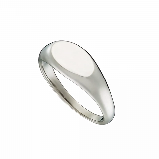 Oxzen ανδρικό δαχτυλίδι από ανοξείδωτο ατσάλι οβάλ