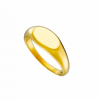 Oxzen ανδρικό δαχτυλίδι από ανοξείδωτο ατσάλι οβάλ