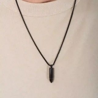 Κολιέ Unisex από ανοξείδωτο ατσάλι σφαίρα με χώρο αποθήκευσης