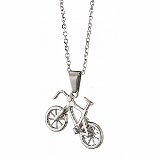 Κολιέ Unisex από ανοξείδωτο ατσάλι ποδήλατο