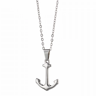 Κολιέ ανδρικό από ανοξείδωτο ατσάλι άγκυρα