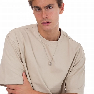 Κολιέ Unisex από ανοξείδωτο ατσάλι σκυλάκι