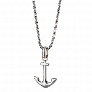 Κολιέ ανδρικό από ανοξείδωτο ατσάλι άγκυρα