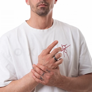 Δαχτυλίδι από ανοξείδωτο ατσάλι ανδρική βέρα μαύρη