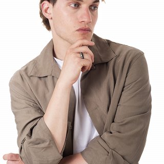Oxzen ατσάλινη ανδρική βέρα με μαίανδρο