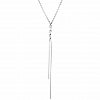 Oxzen κολιέ από ανοξείδωτο ατσάλι, μακρύ Snake