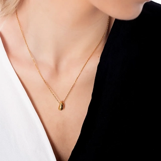 Κολιέ ατσάλινο σταγόνα