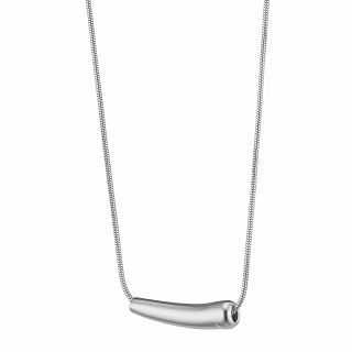 Κολιέ ατσάλινο οριζόντια σταγόνα