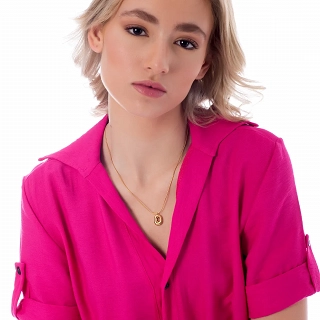 Κολιέ ατσάλινο με ιδιαίτερο σχήμα