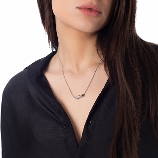 Κολιέ ατσάλινο ορθογώνιο