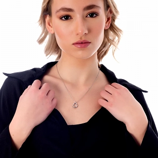 Κολιέ ατσάλινο στρογγυλό