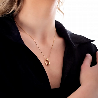 Κολιέ ατσάλινο στρογγυλό