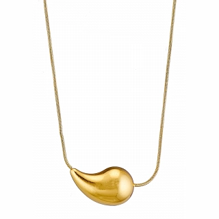 Κολιέ ατσάλινο Chunky drop