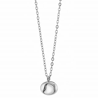 Oxzen γυναικείο κολιέ από ανοξείδωτο ατσάλι με οπάλιο