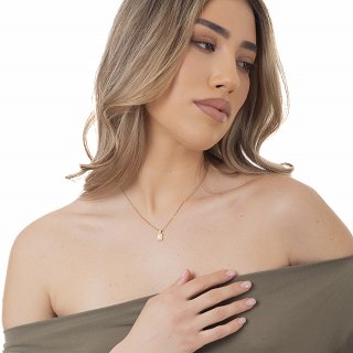 Oxzen γυναικείο κολιέ από ανοξείδωτο ατσάλι με οπάλιο