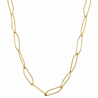 Oxzen γυναικείο ατσάλινο κολιέ με παραλληλόγραμμα