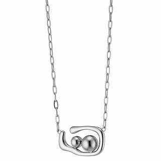 Oxzen ατσάλινο γυναικείο κολιέ