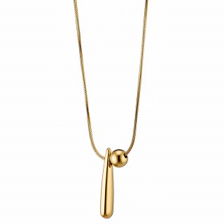 Oxzen ατσάλινο γυναικείο κολιέ