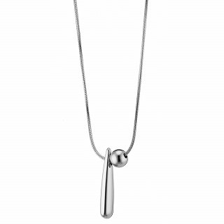 Oxzen ατσάλινο γυναικείο κολιέ