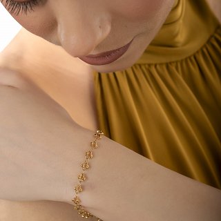 Oxzen βραχιόλι ατσάλινο γυναικείο