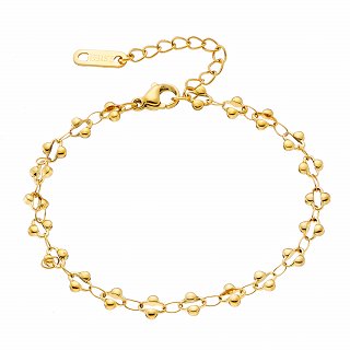 Oxzen βραχιόλι ατσάλινο γυναικείο