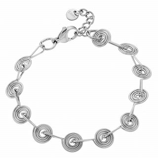 Oxzen ατσάλινο βραχιόλι με αρχαιοελληνικά στοιχεία