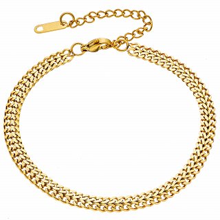 Oxzen ατσάλινο βραχιόλι γυναικείο αλυσίδα