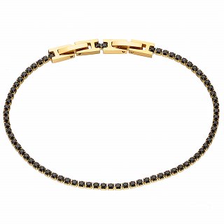 Oxzen βραχιόλι ατσάλινο Unisex ριβιέρα Tennis Iced Out με ζιργκόν 2mm