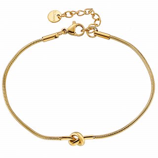 Oxzen ατσάλινο βραχιόλι με κόμπο