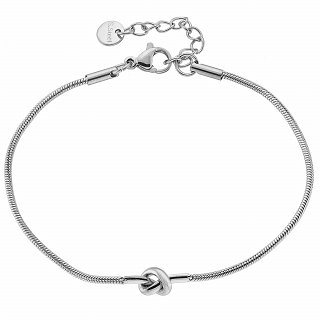Oxzen ατσάλινο βραχιόλι με κόμπο