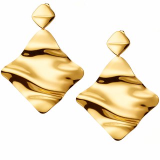 Oxzen σκουλαρίκι ατσάλινο ρόμβος