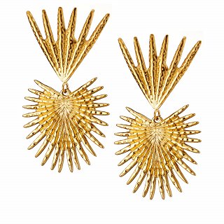 Oxzen ατσάλινο μακρύ σκουλαρίκι