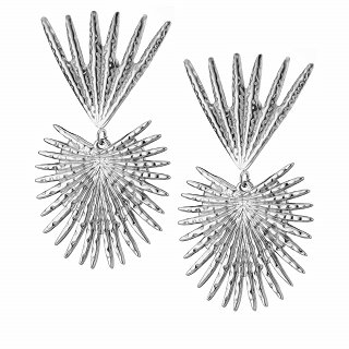 Oxzen ατσάλινο μακρύ σκουλαρίκι