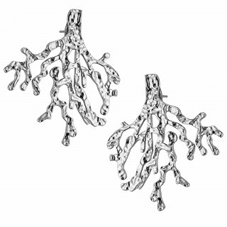 Oxzen σκουλαρίκια κρεμαστά ατσάλινα Vintage