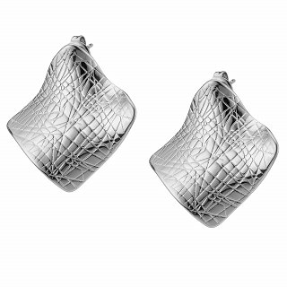 Oxzen σκουλαρίκια καρφωτά ατσάλινα ματ