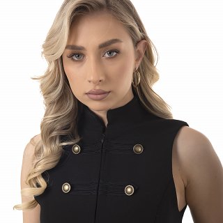 Oxzen ατσάλινος ασημόχρυσος κρίκος 35 mm