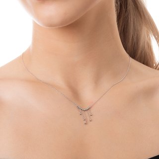 Oxzen κολιέ ασημένιο