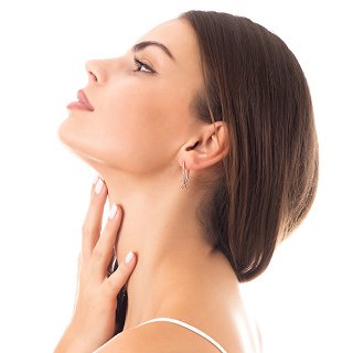 Oxzen σκουλαρίκια κρίκοι ασημένιοι