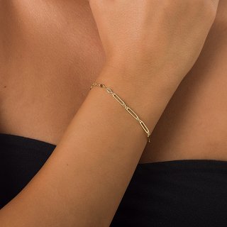 Oxzen βραχιόλι ασημένιο με δύο σχέδια