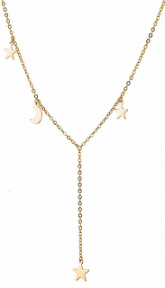 Oxzen κολιέ ασημένιο γραβάτα