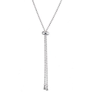 Oxzen γυναικείο κολιέ ασημένιο γραβάτα