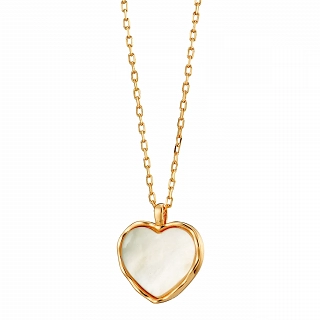 Oxzen ασημένιο κολιέ καρδιά με φίλντισι