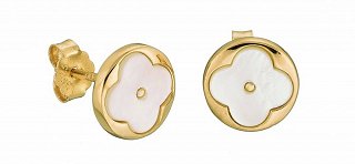 Oxzen σκουλαρίκια καρφωτά ασημένια με φίλντισι