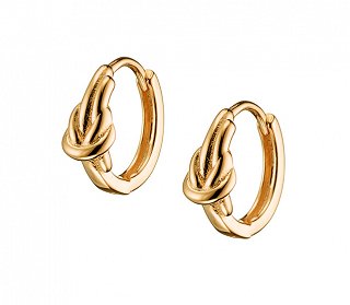 Oxzen σκουλαρίκια κρικάκια μικρά ασημένια με φιόγκο