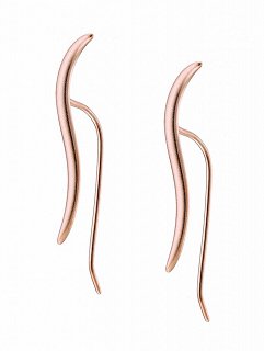 Oxzen σκουλαρίκι ασημένιο Ear Climber