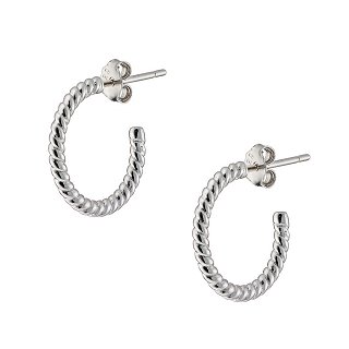 Oxzen σκουλαρίκια κρικάκια μικρά ασημένια σαγρέ