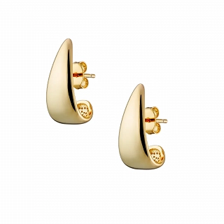 Oxzen σκουλαρίκια κρίκοι ασημένιοι