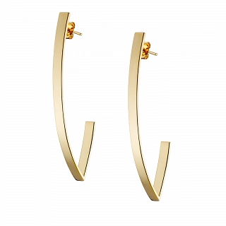 Oxzen σκουλαρίκια κρίκοι ασημένιοι μεγάλοι με ιδιαίτερο σχέδιο