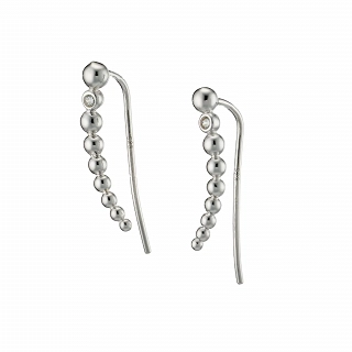 Oxzen σκουλαρίκι ασημένιο ear climber